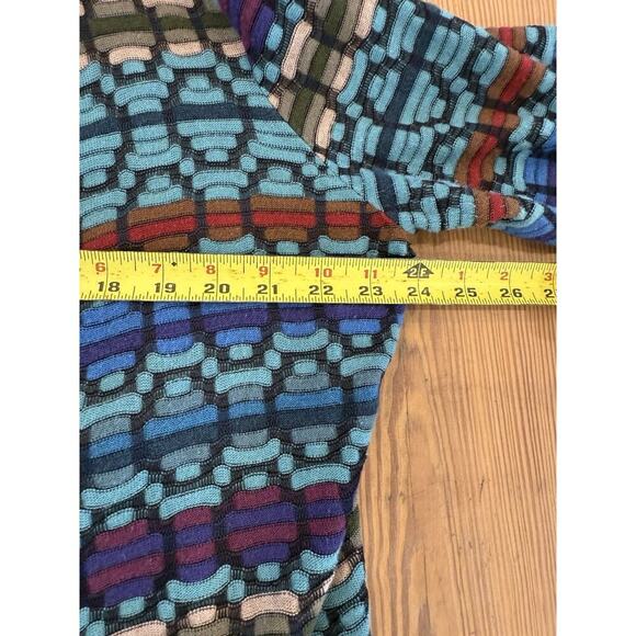 NIC + ZOE Women's Multi Knit Open‎ Front Waterfall Cardigan Sweater Size XL Blue - Picture 6 of 7